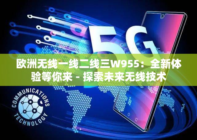 欧洲无线一线二线三W955：全新体验等你来 - 探索未来无线技术